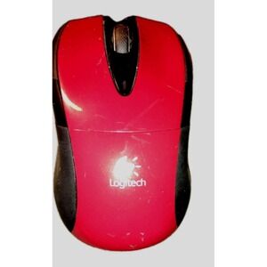 Red Logitech Color Collection Wireless Mouse M525 /‎ No Dongle